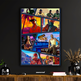Grand Theft Auto San Andreas – Collage Poster